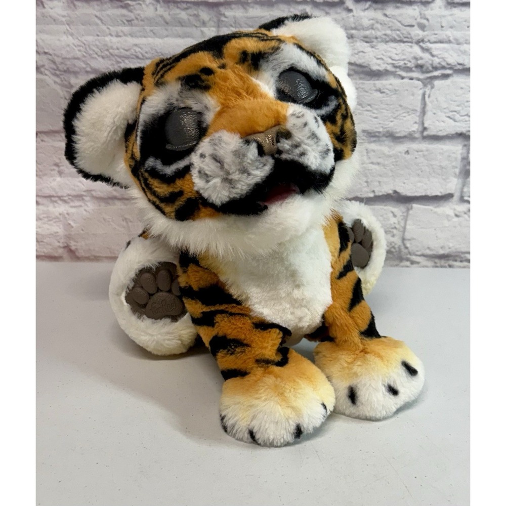 FurReal Friends Tyler the Roarin' Tiger Interactive Realistic Hasbro Works! EUC!
